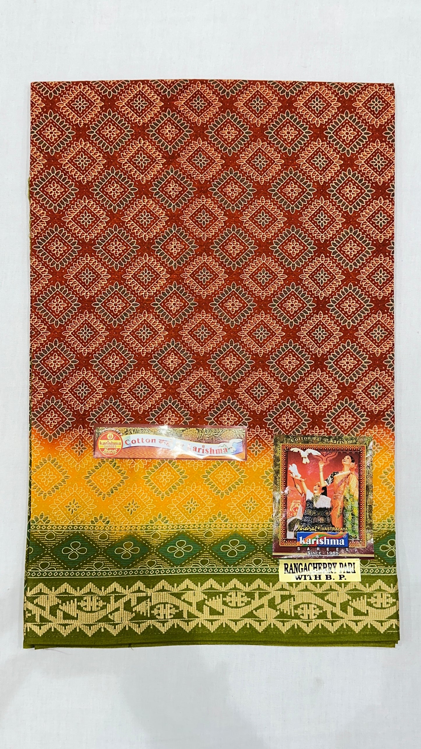 Ranga Cherry Saree