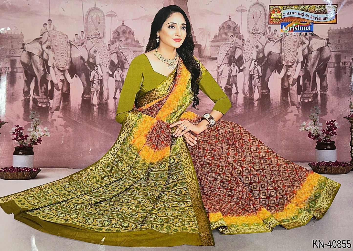 Ranga Cherry Saree