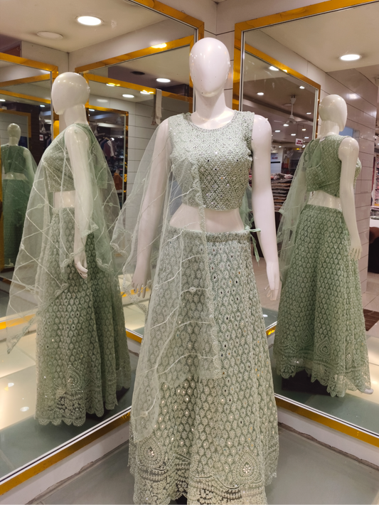 Crop- Top Lehenga 10/03