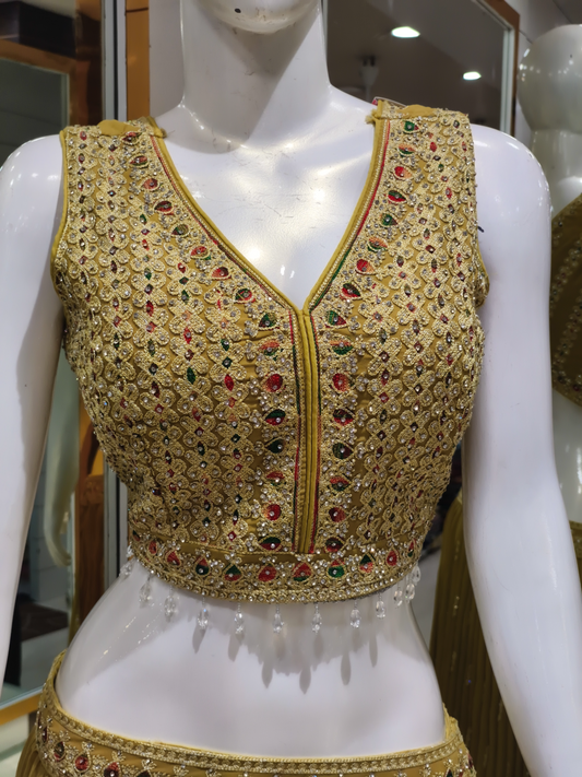 Crop- Top Lehenga 01/02