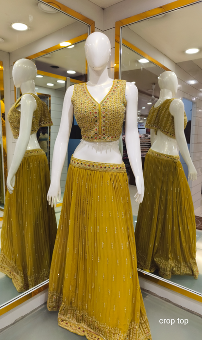 Crop- Top Lehenga 01/02